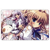 Anime girl credit card skin stickers featuring a purple-haired girl with light pink accents