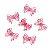Multicolor Transparent Bow Acrylic Beads for DIY Jewelry Making