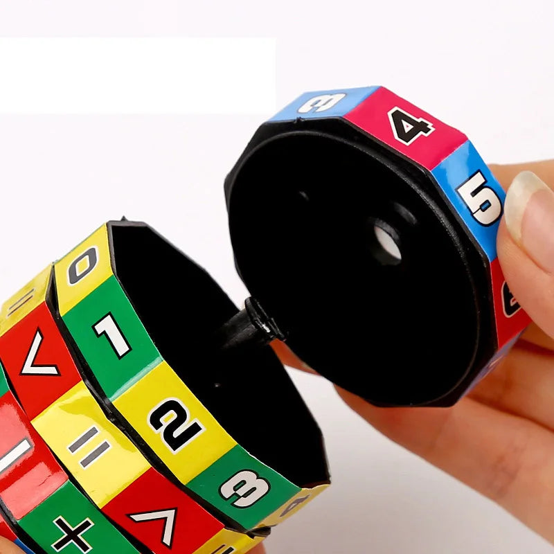 Educational Math Cube Toy for Kids – Arithmetic Learning Puzzle