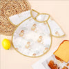 Waterproof Adjustable Baby Bib with Catch Pocket