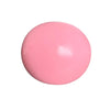 A smooth, pink, spherical squishy stress relief toy.