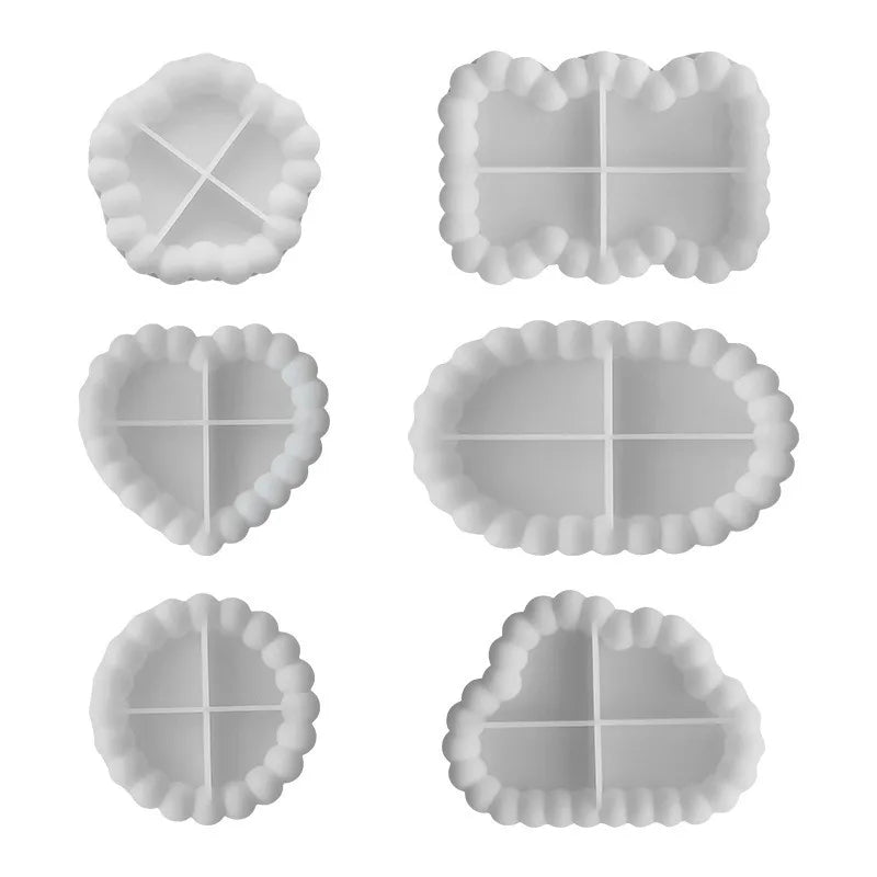Bubble Resin Coaster Tray Molds for DIY Craft Projects
