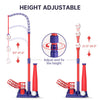 3-in-1 Kids Baseball Practice Set with Adjustable Tee and Launcher