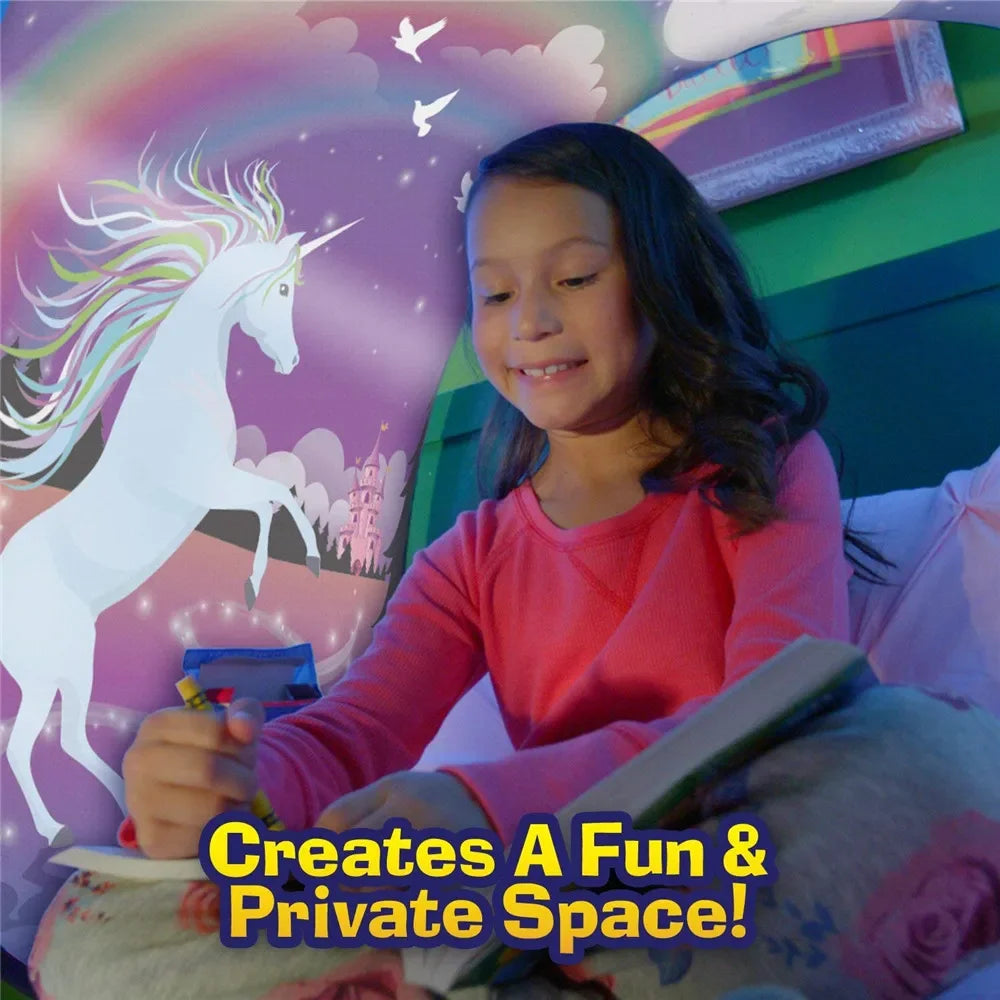 Kids Pop-Up Play Tent with Soothing Light