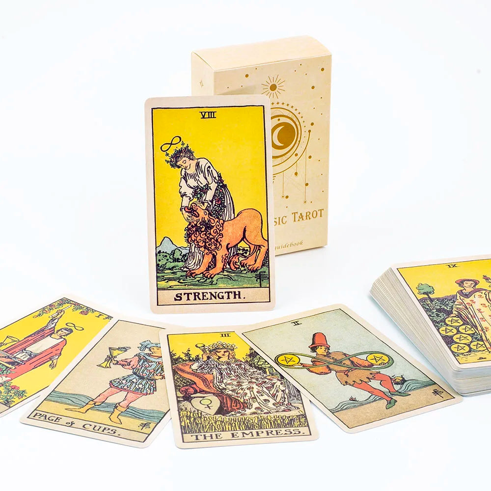 Classic Tarot Card Deck with Guidebook for Beginners