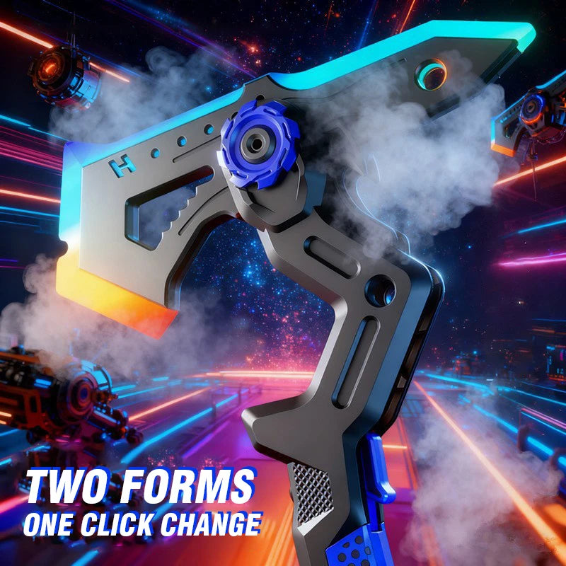 LED Light-Up Transforming Sword & Axe Toy with Sound Effects