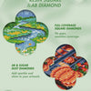 Beginner Diamond Art Kit with 12 Postcard-Style Scenic Designs