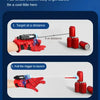 Demonstration of a rope sucking disc launcher glove set capturing projectiles.