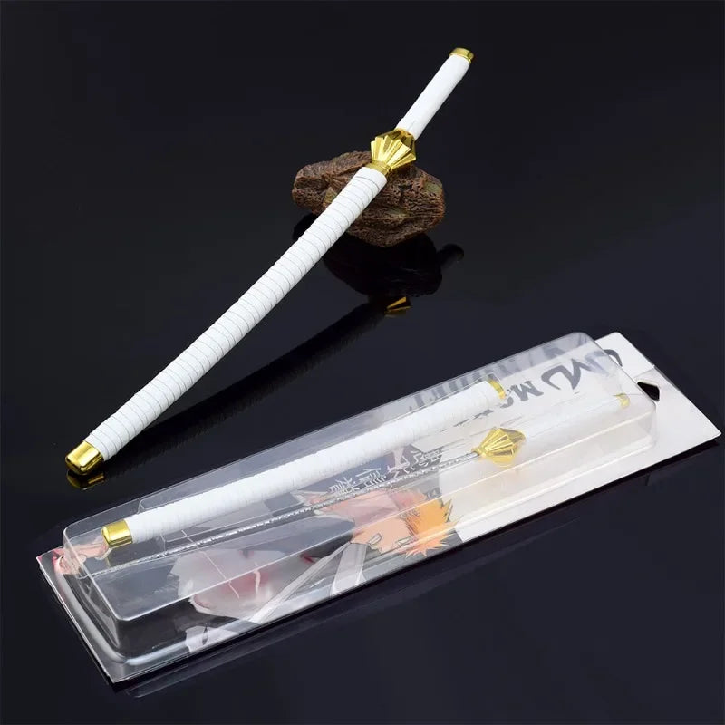 Compact Metal Katana – Bleach Anime Inspired Sword with Scabbard