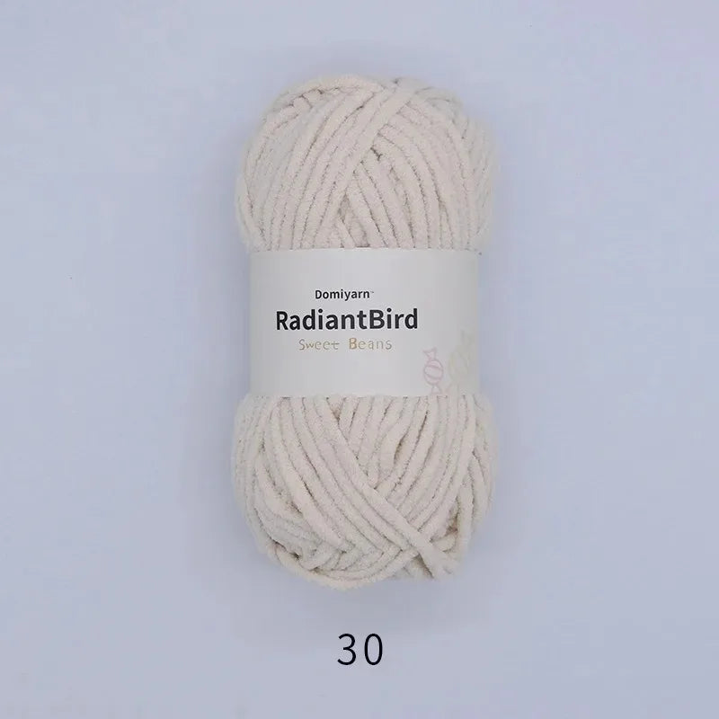 Soft Polyester Yarn for Knitting and Crochet