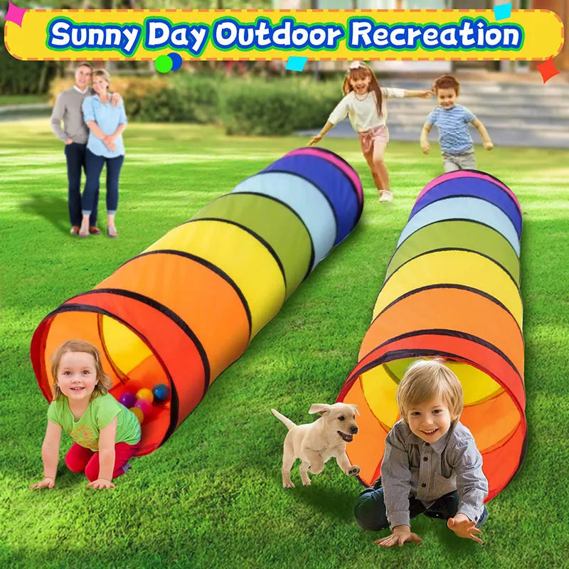 Colorful balance stepping stones for kids used in outdoor recreation and sensory play.
