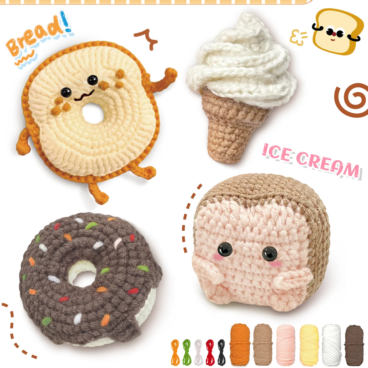 Animal Crochet Kit for Beginners – Complete Starter Set with Step-by-Step Guide