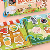 Montessori Toddler Busy Book with Matching Games