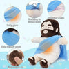 Breathing Jesus Plush Toy with Calming Sacred Heart Design