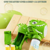 Dinosaur Bubble Gun for Kids – Auto Blower with Refillable Liquid
