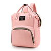 Canvas Baby Diaper Bag with Thermal Bottle Pockets & Hanging Design