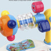 Interactive Drum & Piano Toy with Rotating Lights and Sounds