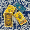 Gold Foil Waterproof Tarot Card Deck with Guidebook