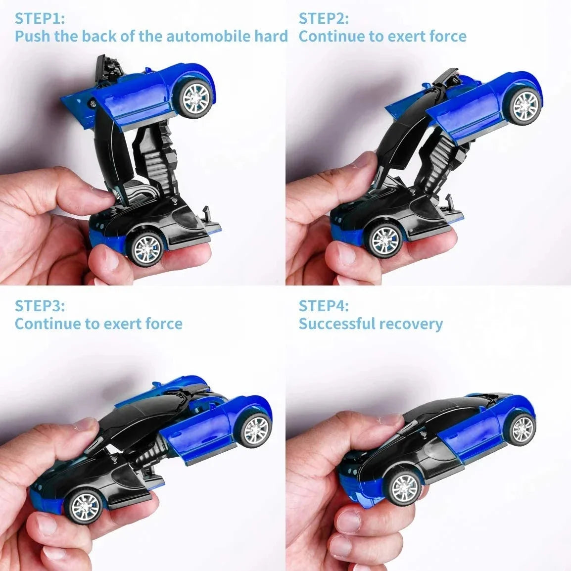 2-in-1 Transforming Robot Car Toy