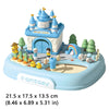 Magnetic Movable Princess Castle Dollhouse Playset