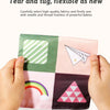 Sensory Tissue Box Toy with Crinkle Paper and Silky Scarves