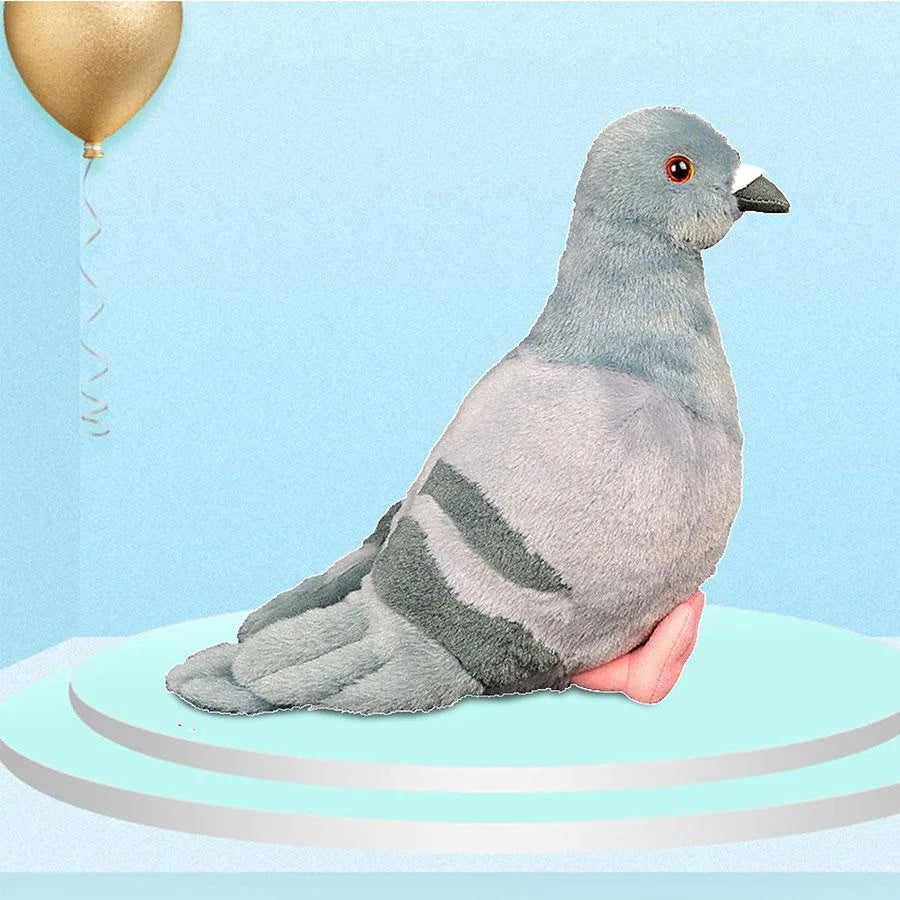 Kawaii Plush Pigeon Stuffed Animal – Soft Cuddly Dove Toy for Decor and Gifting