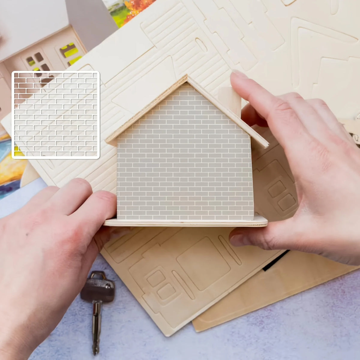 Washable Reusable Stencil Kit for DIY Art Projects