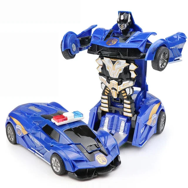 2-in-1 Transforming Robot Car Toy