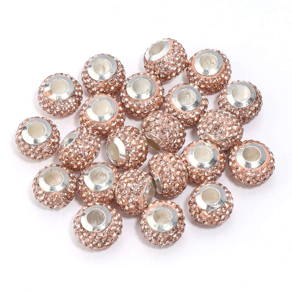 Luxury Rhinestone Spacer Beads for DIY Jewelry Making