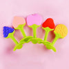 Strawberry-Shaped Silicone Baby Teether for Soothing Gums