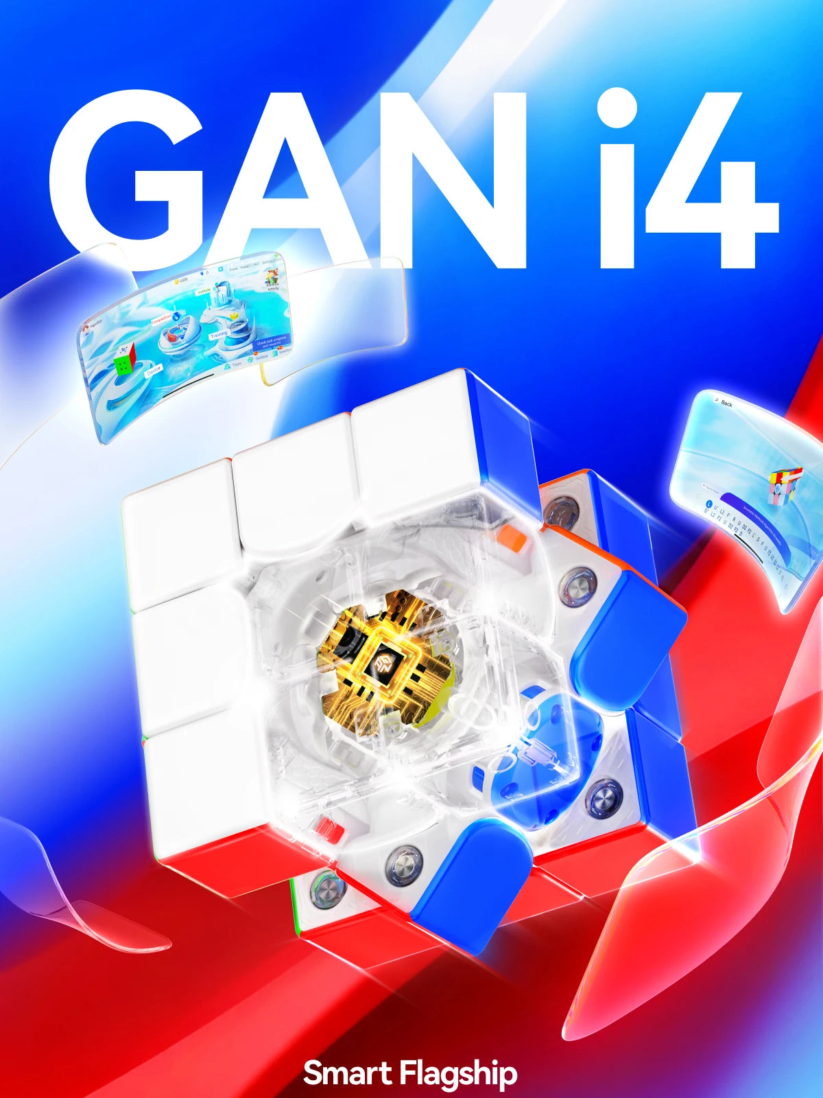 GAN i4 Smart Speed Cube 3x3 with App Connectivity