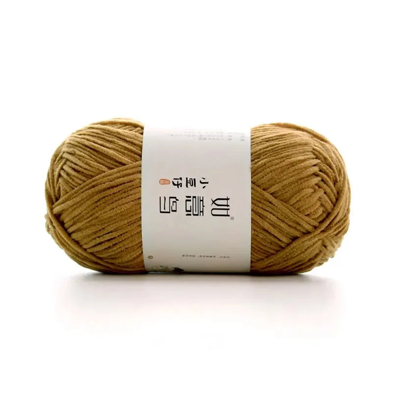 Soft Chenille Yarn for Crochet and Knitting