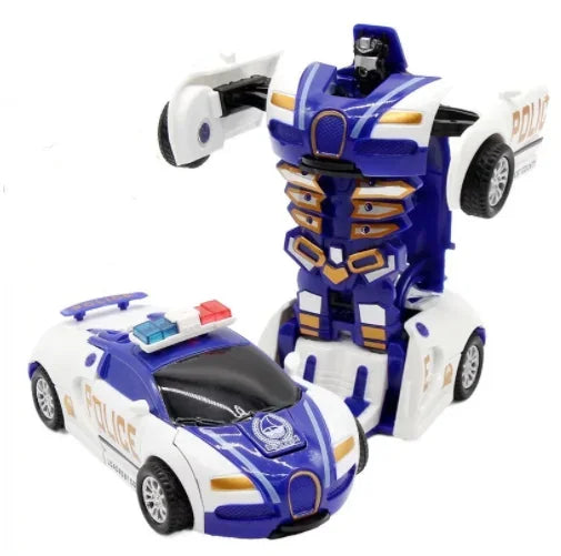 2-in-1 Transforming Robot Car Toy
