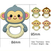 Cartoon Animal Silicone Baby Teether with Pacifier Clip