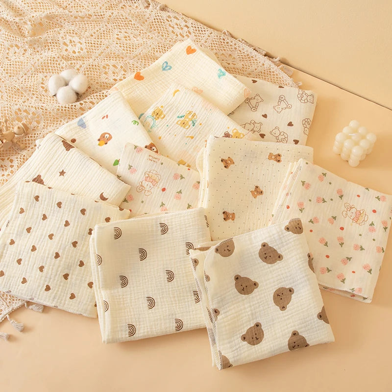 Gauze Baby Swaddle Blanket – Soft, Breathable, and Gentle on Newborn Skin