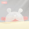 Bunny Silicone Teething Toy with Hidden Handle