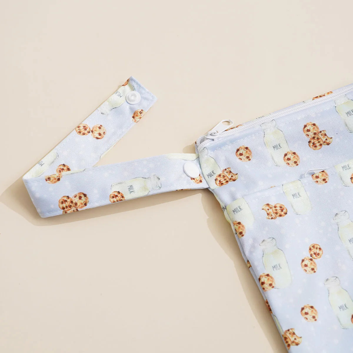 Reusable Wet & Dry Diaper Storage Bags with Double Zipper