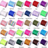 A variety of colored nylon knotting cords for jewelry making, including pink, green, red, purple, and yellow shades.