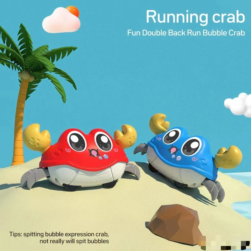 Crawling Crab Tummy Time Toy with Music and Motion