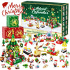 24-Day Christmas Advent Calendar with DIY Tree & Train Set