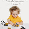 Die-Cast Metal Construction Truck Set - 6 Classic Vehicles