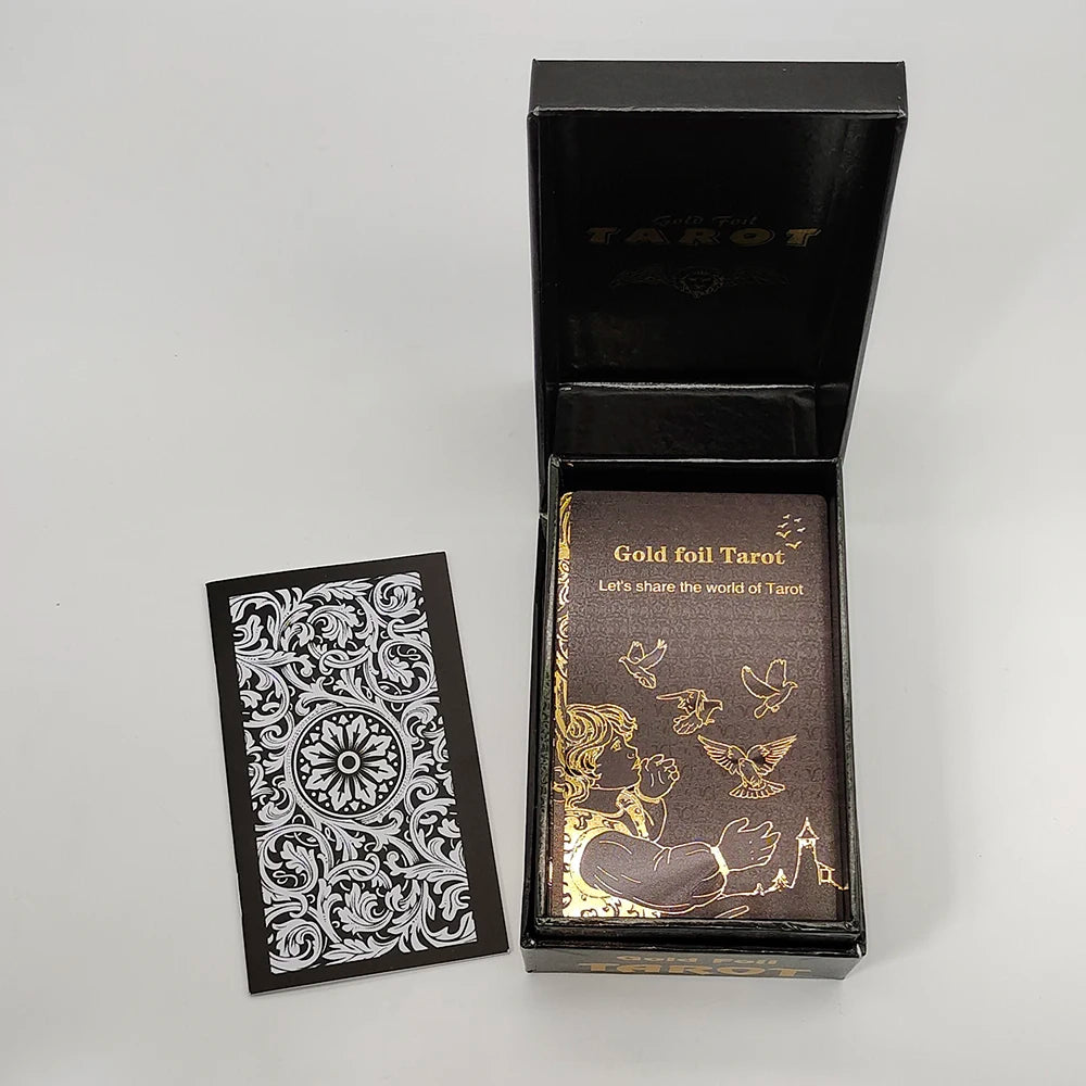 Gold Foil Rider Waite Tarot Deck