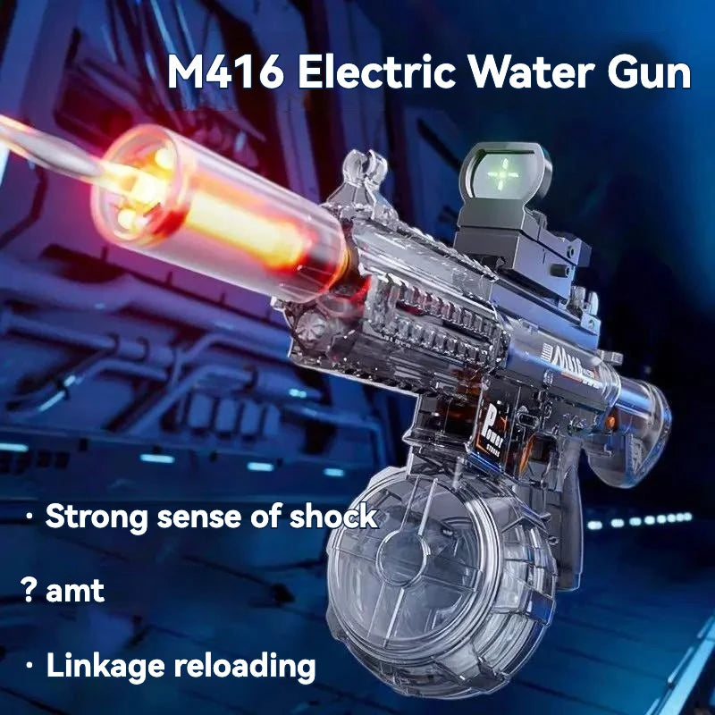 M416 Electric Water Gun with Rapid-Fire Action