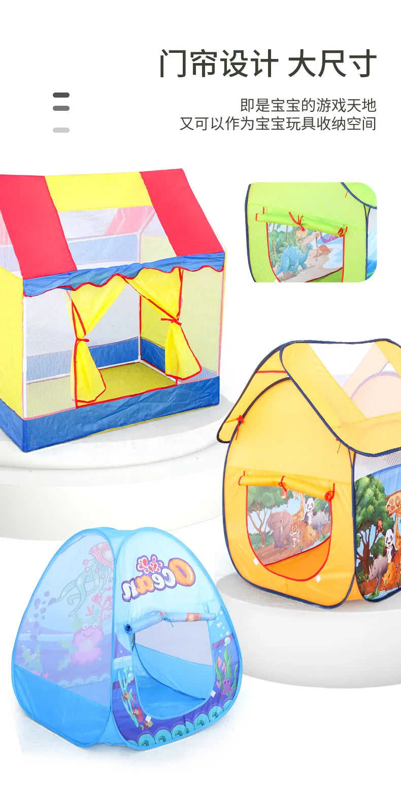 Kids' Princess Castle Play Tent – Foldable Indoor & Outdoor Toy
