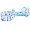3-in-1 Kids Ball Pit Play Tent with Tunnel