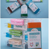 A kit of colorful polymer clay modeling clay in various shades and colors packaged for crafting