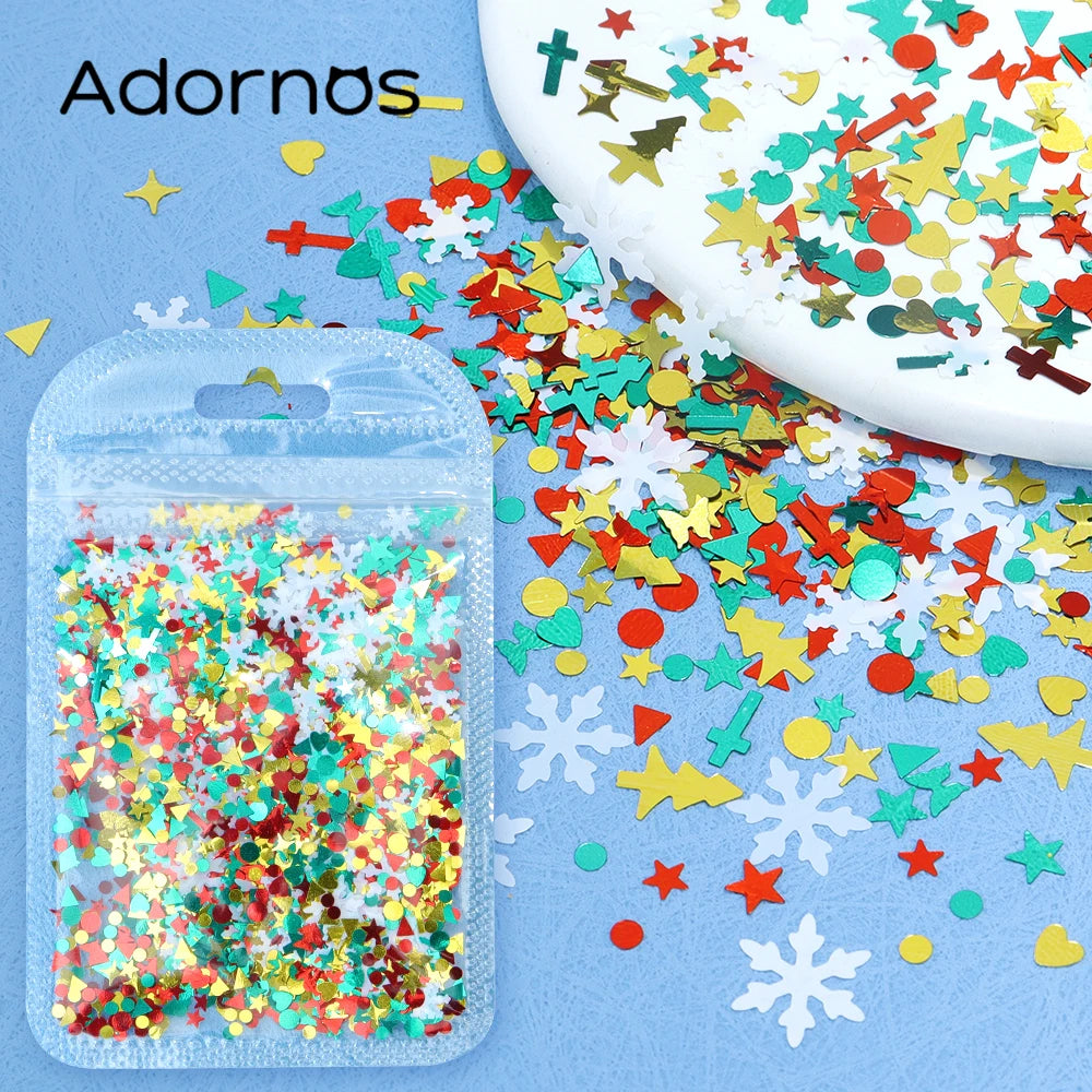 Shimmering Star Resin Sequins for DIY Crafts