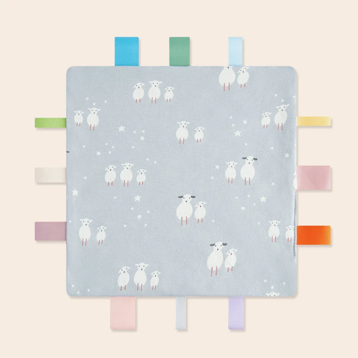 Baby Sensory Tag Comfort Blanket with Soft Cotton