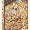 3D House Scene Stickers for Scrapbooking and DIY Crafts