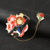 Jujutsu Kaisen Enamel Badge Set with Chain